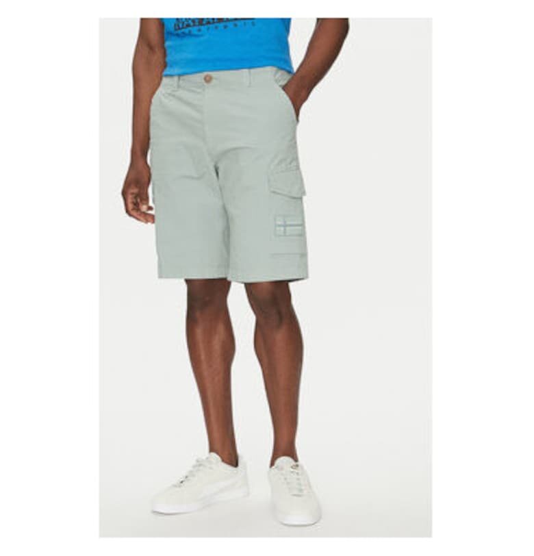 Мъжки шорти  NP0A4HOSG1X1 - памук - зелен - Зелен Napapijri