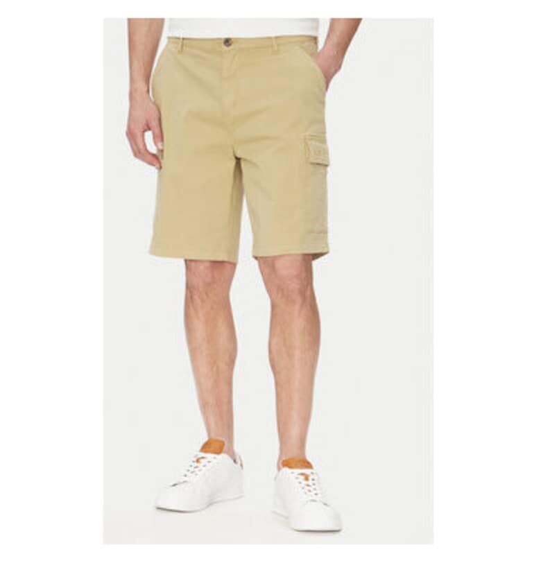 Мъжки шорти  TW536 - Памук - Бежов - Бежов LA MARTINA