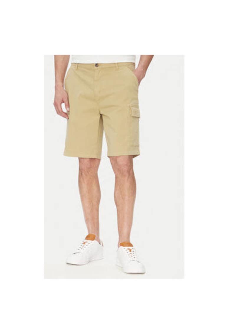 Мъжки шорти TW536 - Памук - Бежов - Бежов LA MARTINA