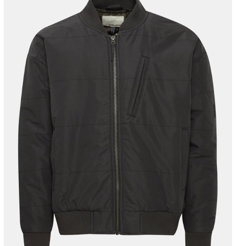 Мъжко бомбър яке -  302914562 - Памук - Черен BLEND