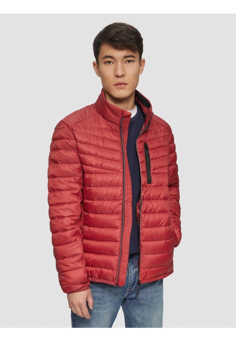 Мъжко ватирано яке без качулка - Regular fit - - Червен sOliver
