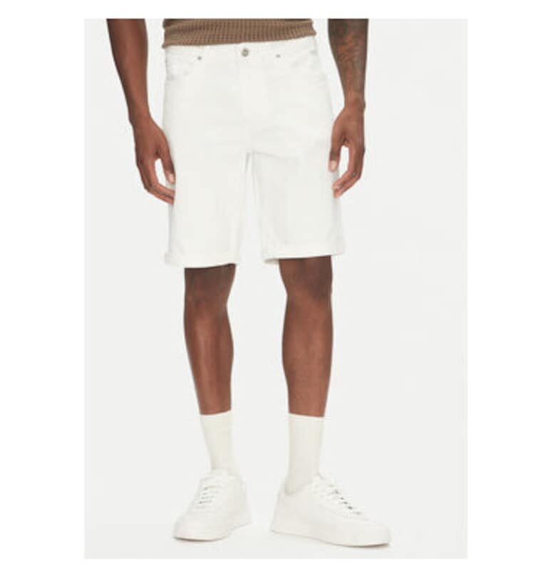 Мъжко дънково яке  30-550002WHI - бяло LINDBERGH