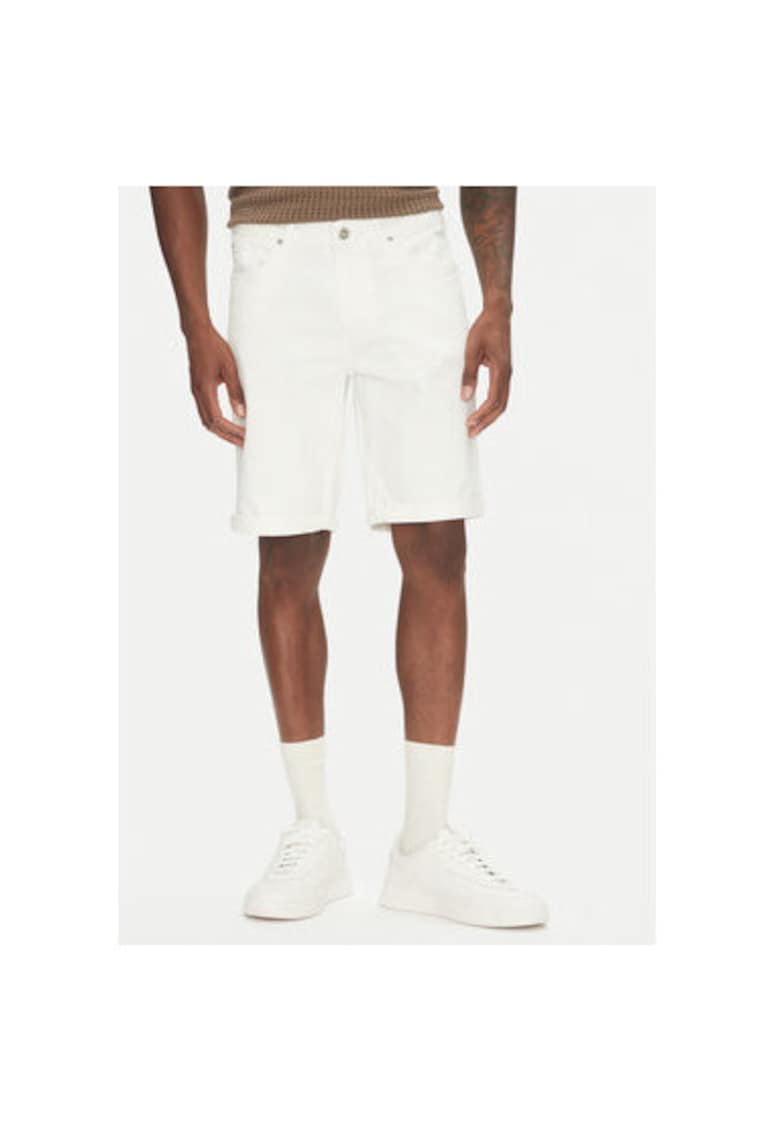 Мъжко дънково яке 30-550002WHI - бяло LINDBERGH