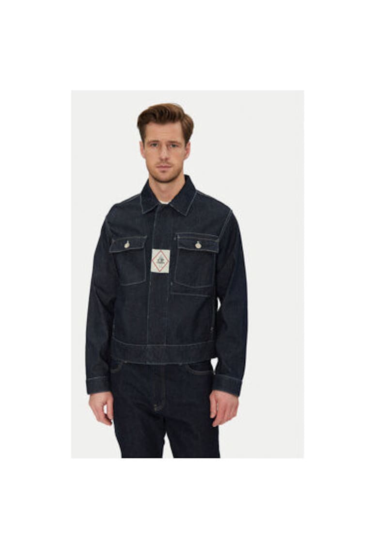 Мъжко дънково яке CP Company - 18CMOW188A110295W - памук - син - Син C P Company