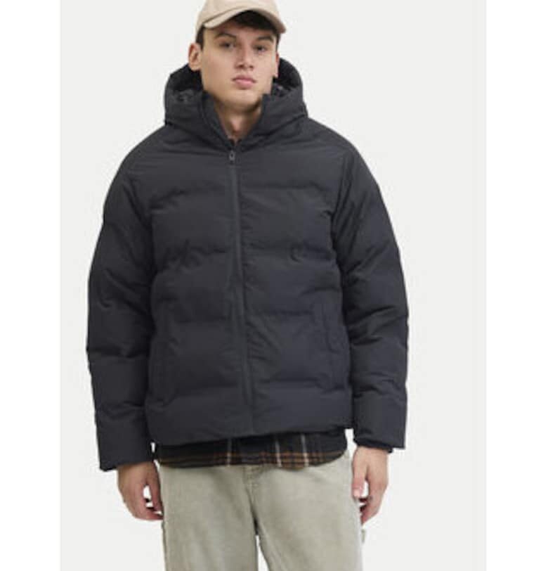 Мъжко зимно яке - Jack Jones - черно - 100% полиестер - Jack  Jones