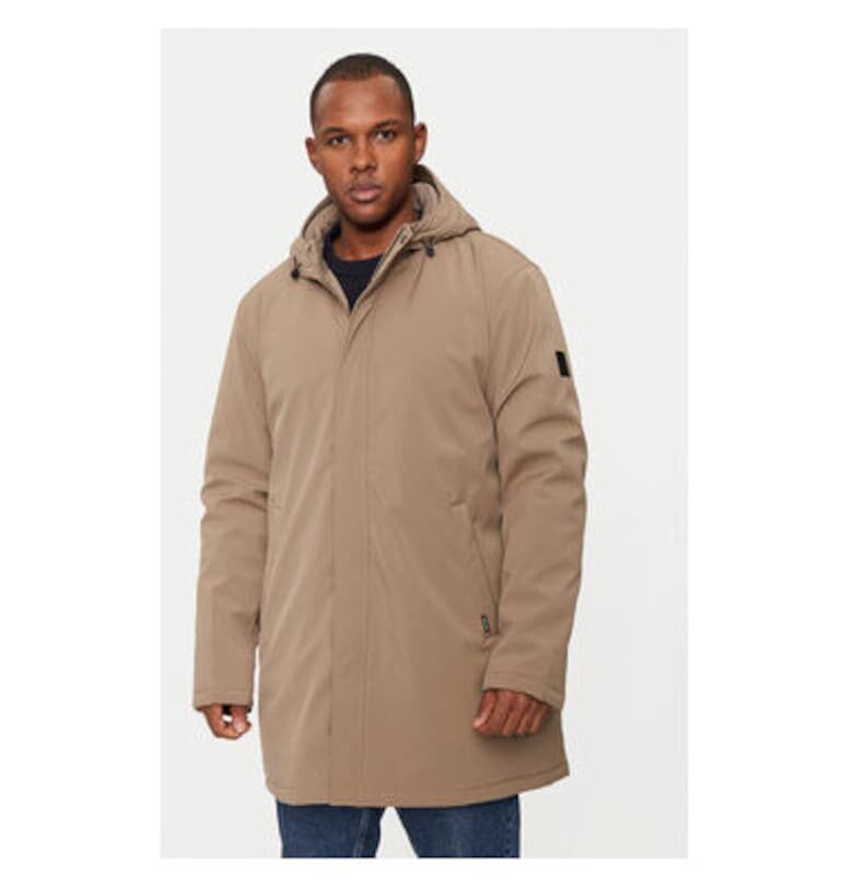 Мъжко палто -  304424144 - Полиестер - Кафяв - Кафяв Matinique