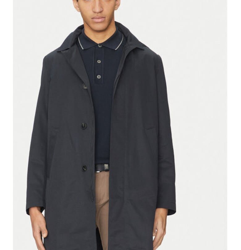 Мъжко палто - Marc O'Polo - 304825637 - Полиестер/Памук - Син - Син marc o polo