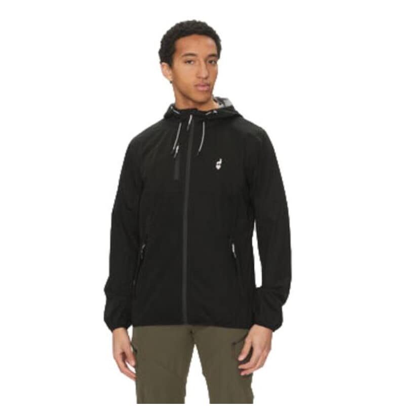 Мъжко спортно яке  полиестер - черно Aulp