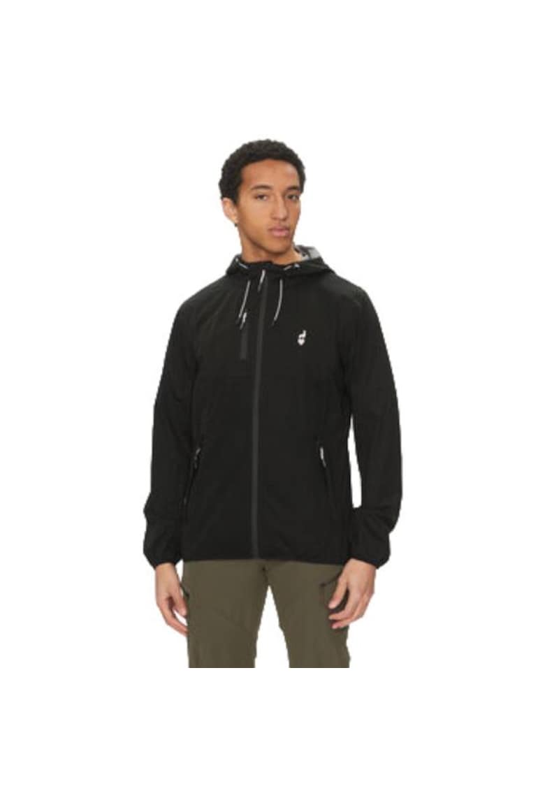 Мъжко спортно яке полиестер - черно Aulp