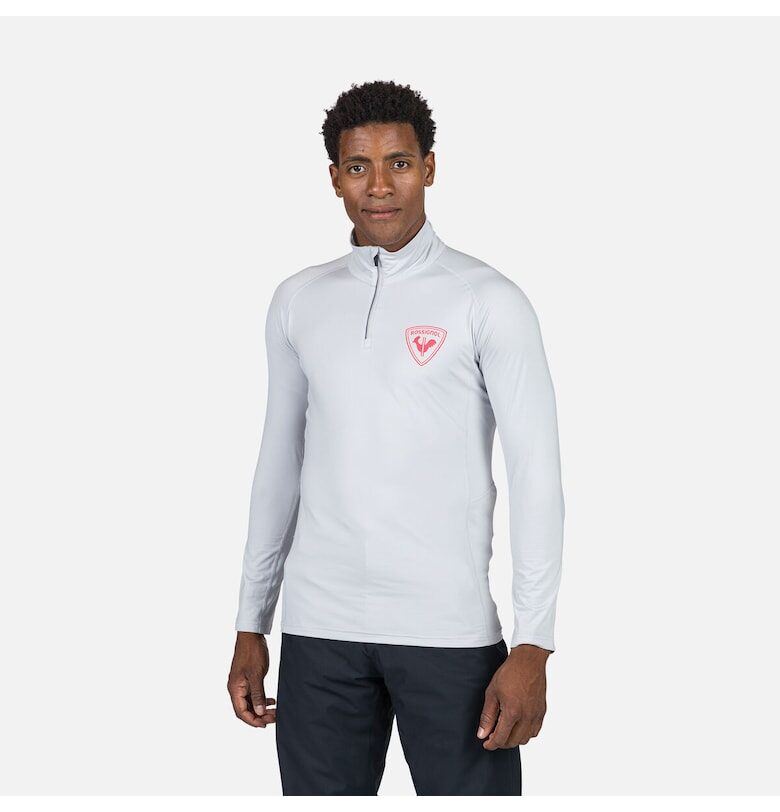 Мъжко спортно яке с цип  New Hero Classique - сиво - Сив Rossignol