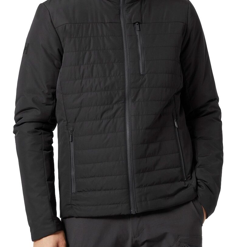 Мъжко улично яке -  Crew Insulator Jacket 2.0 - Черен Helly Hansen