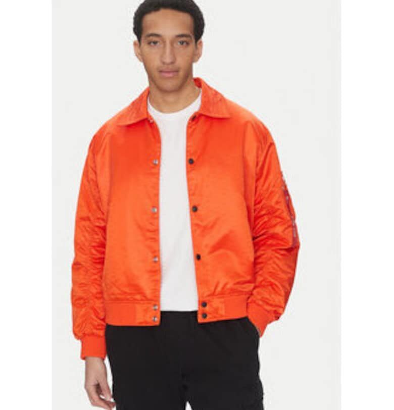 Мъжко яке -  156145 736 BOOST - полиамид - оранжево ALPHA INDUSTRIES