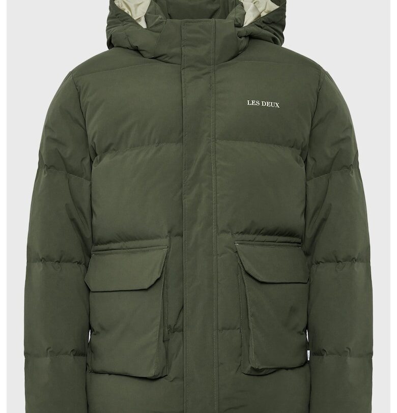 Мъжко яке -  301080428 - Полиестер - Зелено - Зелен LES DEUX