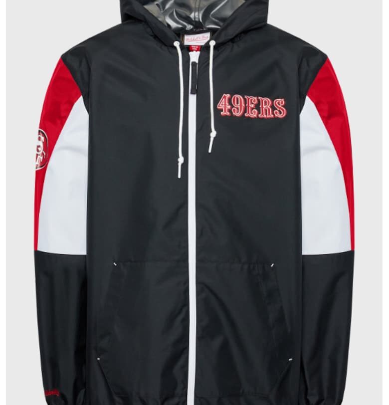 Мъжко яке -  301346616 - Полиестер Mitchell  Ness