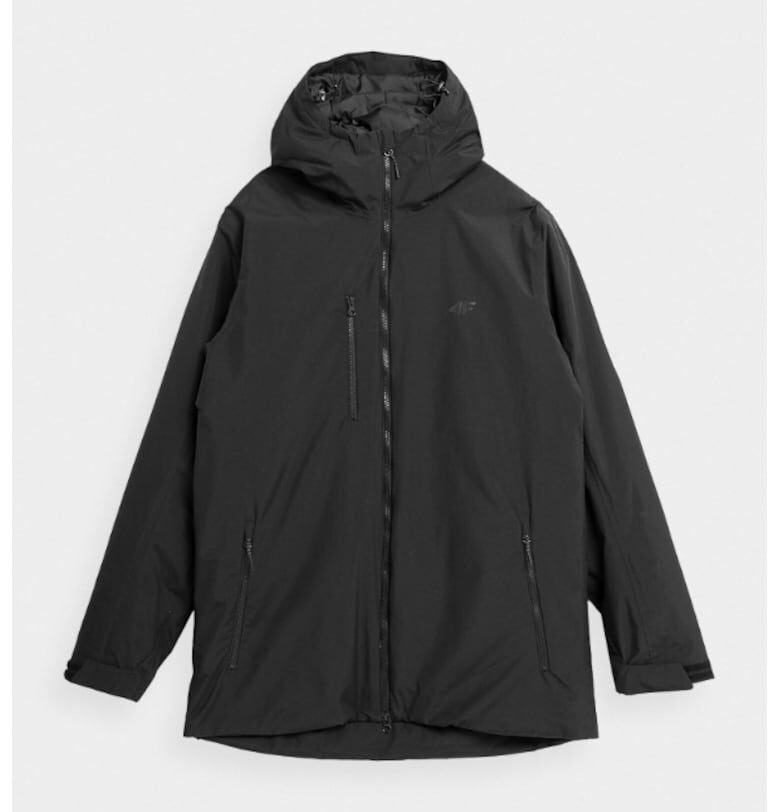 Мъжко яке -  302878031 - Полиамид - Черен 4F