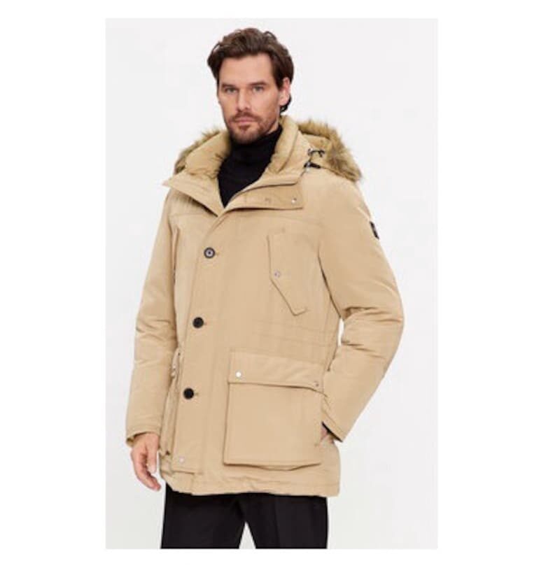 Мъжко яке -  302939473 - Рециклиран полиестер - 56 EU - Бежово BOSS