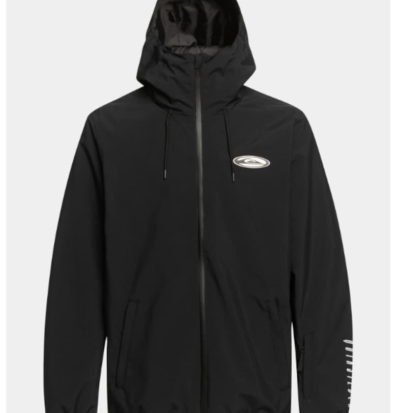 Мъжко яке -  303005962 - Полиестер - Черен QUIKSILVER