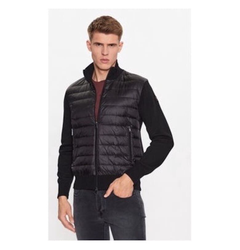 Мъжко яке -  303015305 - Вълна/Акрил - Черно - Черен Paul Shark