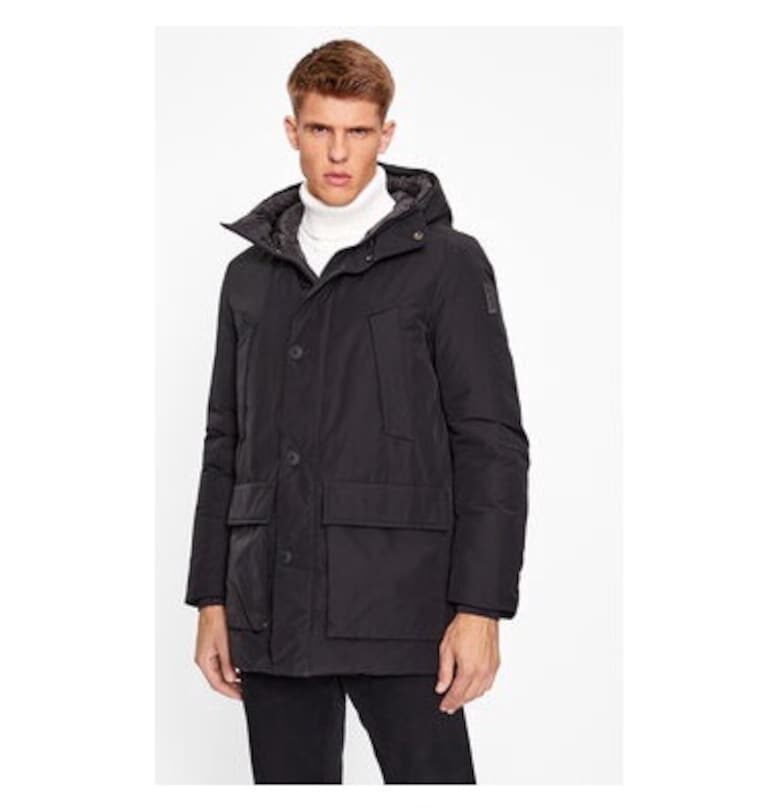 Мъжко яке -  303225414 - Рециклиран полиестер - Черно - Черен BOMBOOGIE