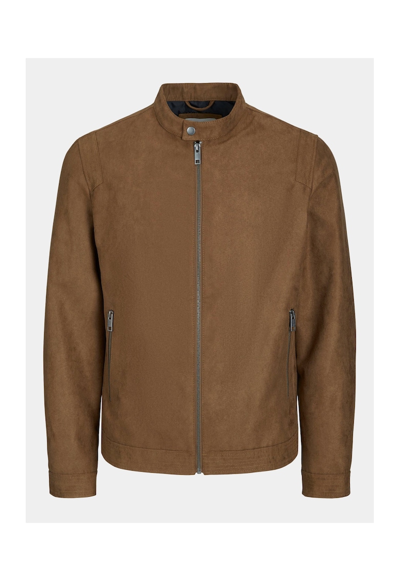 Мъжко яке - 303260705 - Кафяво - Еко кожа Jack Jones