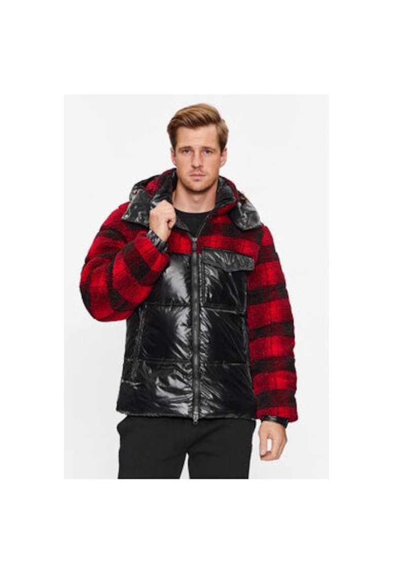 Мъжко яке - 303324964 - Полиестер/Найлон - Черно - Черен Save The Duck