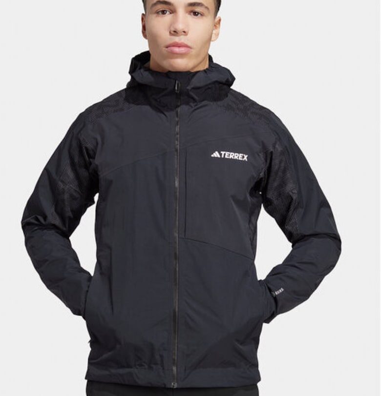 Мъжко яке -  303455217 - Полиамид - Черно - Черен adidas