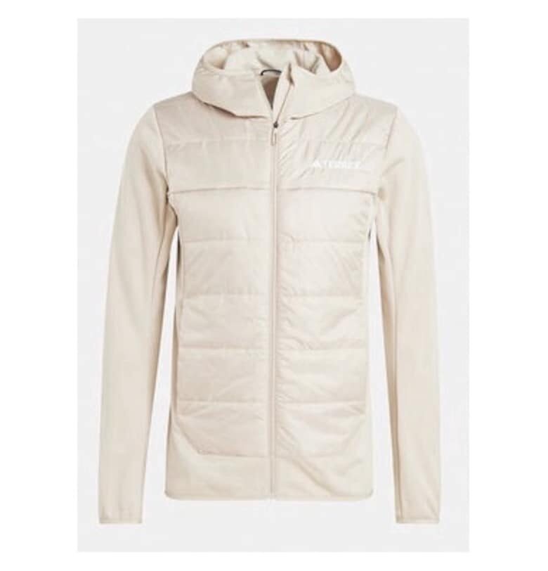 Мъжко яке -  303455224 - Рециклиран полиестер - Бежово - Бежов adidas