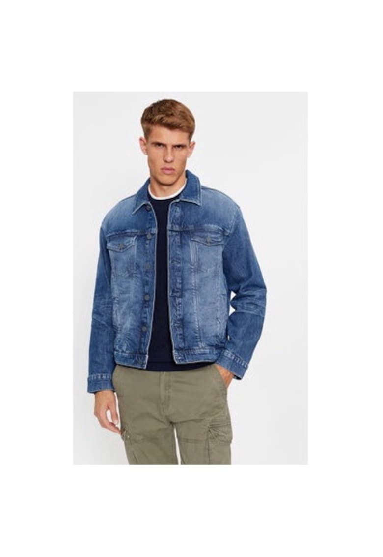 Мъжко яке - 303490461 - Памук - Син - Син sOliver