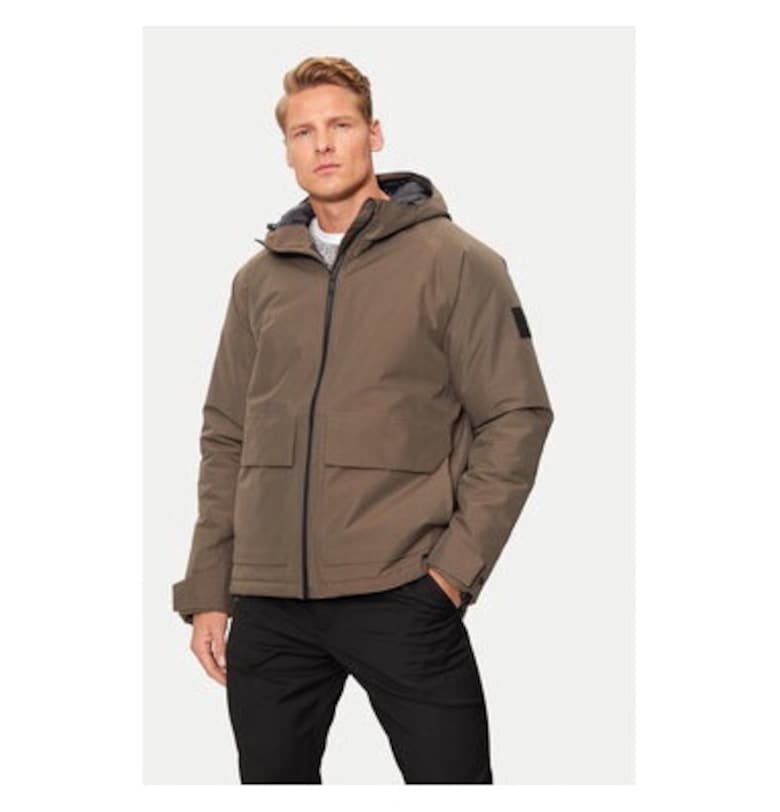Мъжко яке -  303953843 - Полиестер - Кафяв Jack Wolfskin