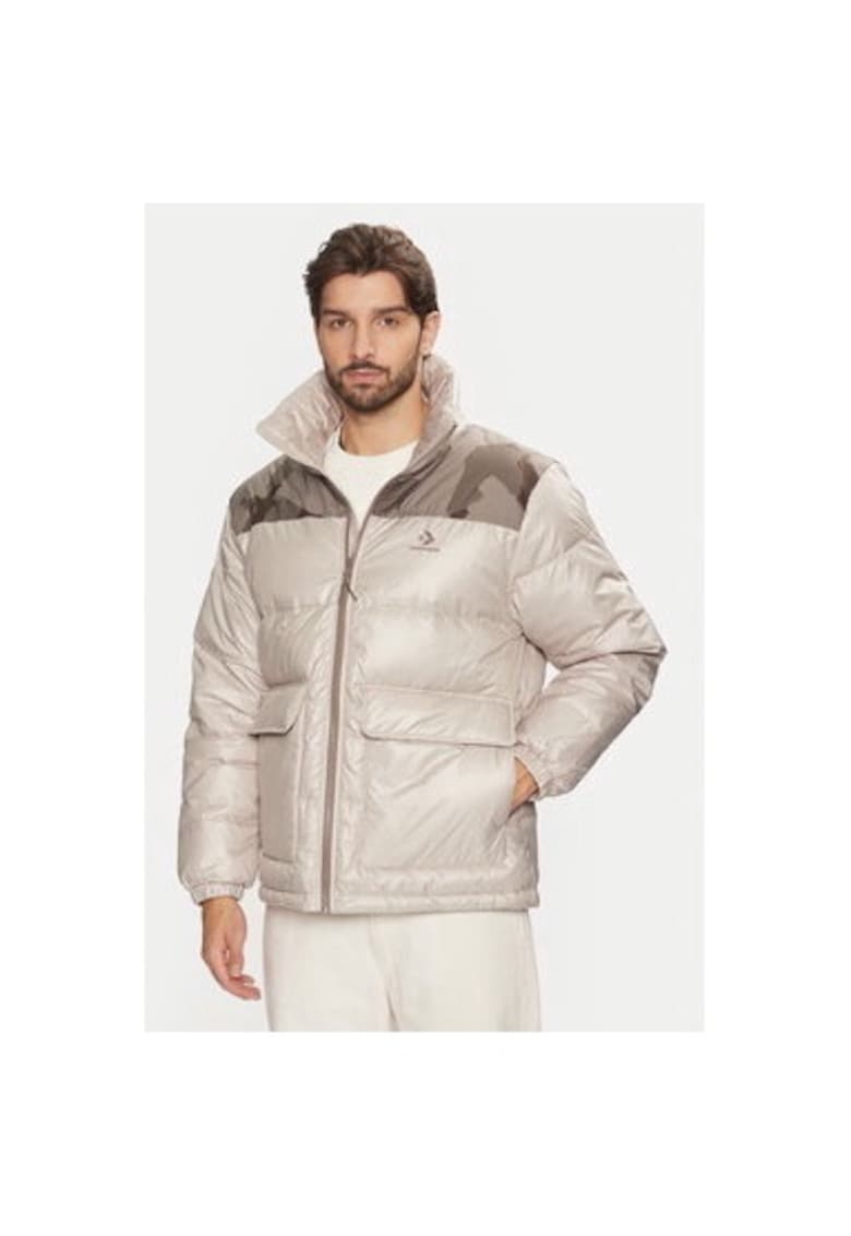 Мъжко яке - 304037993 - Полиестер - Бежов - Бежов Converse