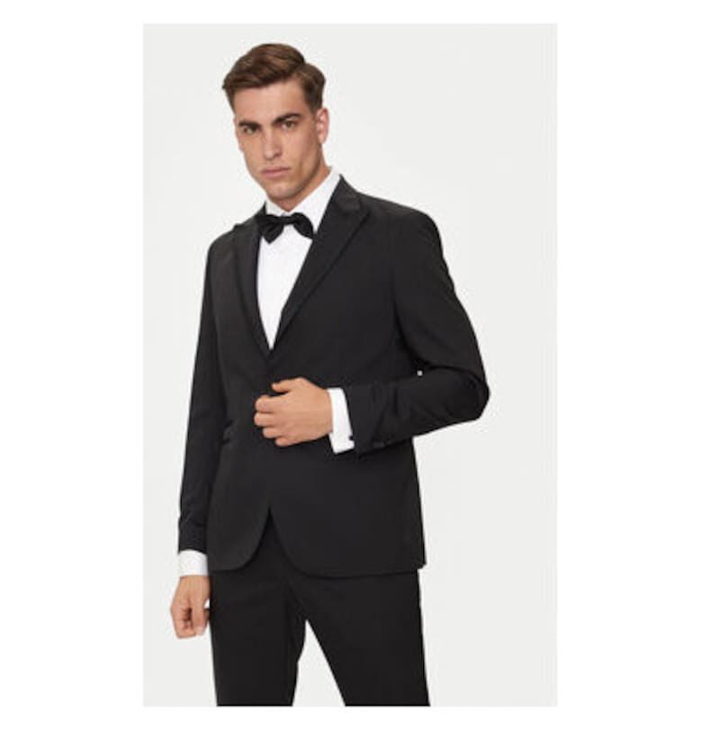 Мъжко яке -  304133909 - Вълна/Полиестер - Черно - Черен Karl Lagerfeld