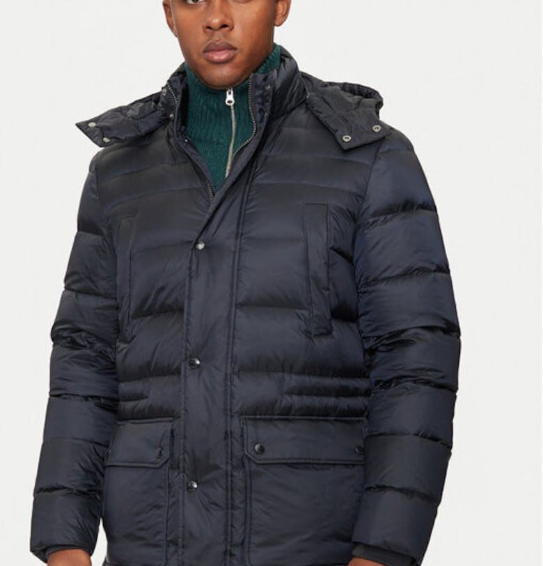 Мъжко яке -  304203176 - Полиамид - Син - Син Geox