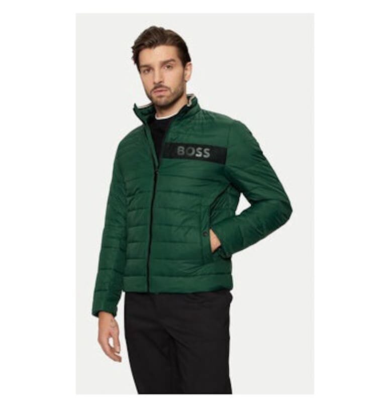 Мъжко яке -  304236358 - Полиамид - Зелено - Зелен BOSS