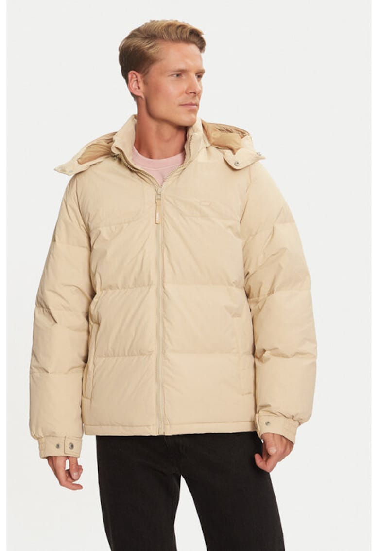 Мъжко яке - 304236952 - Полиамид - Бежово - Бежов Levis