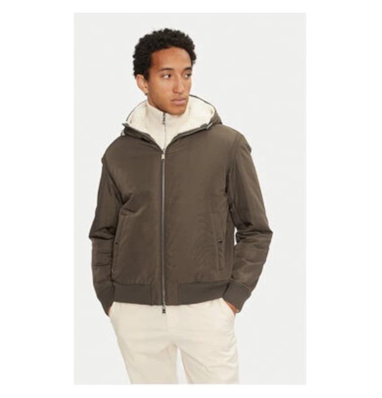 Мъжко яке -  304238260 - Полиестер - Зелено - Зелен BOSS