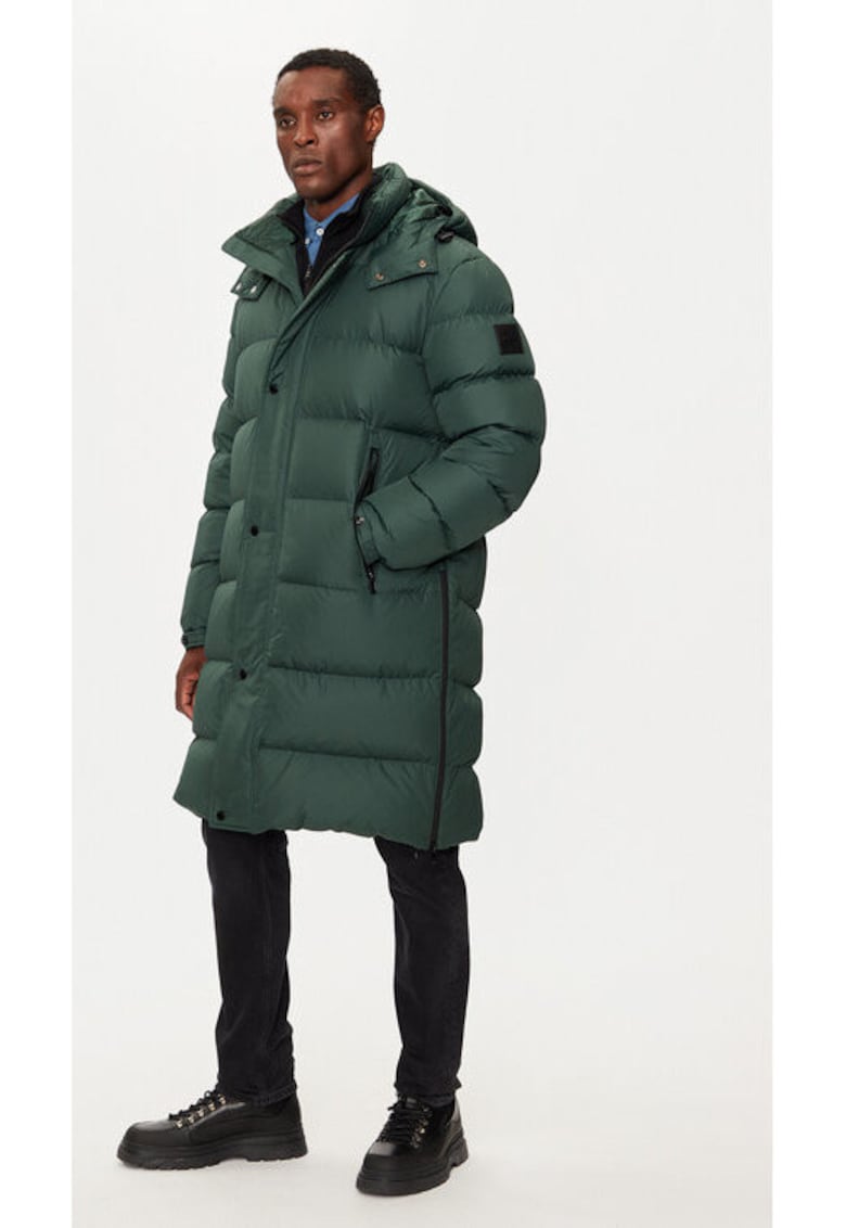 Мъжко яке - 304238475 - Полиестер - Зелено - Зелен BOSS