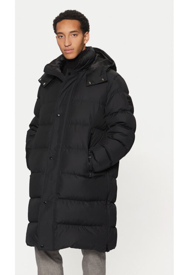 Мъжко яке - 304238499 - Полиестер - Черно - Черен BOSS