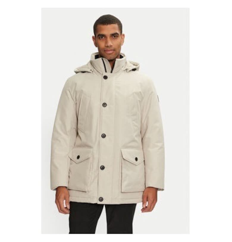 Мъжко яке -  304241628 - Полиестер - Бежов - Бежов BOSS