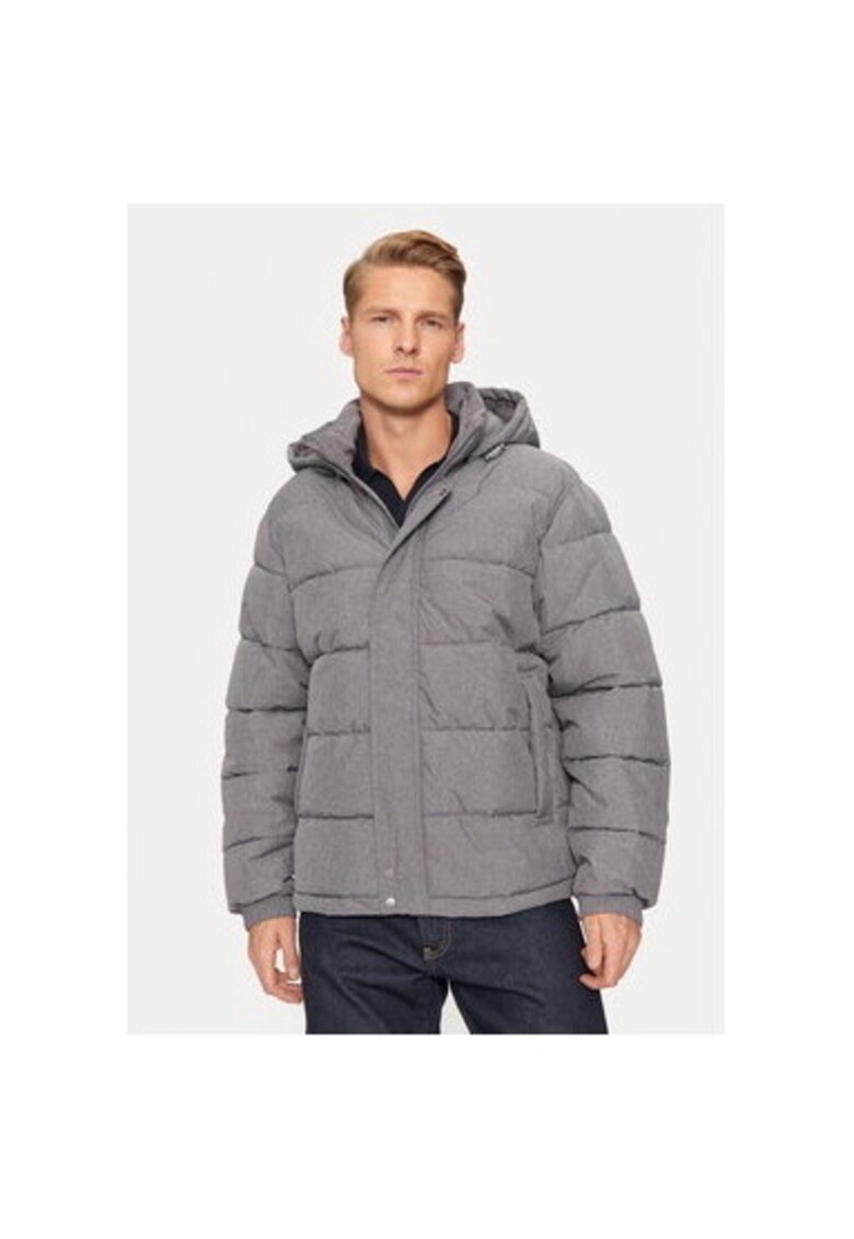 Мъжко яке - 304287251 - Полиестер - Сив - Сив Sisley