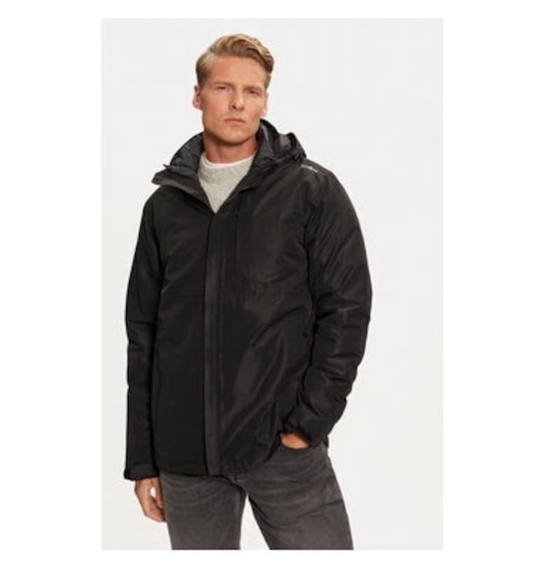 Мъжко яке -  304332227 - Полиестер - Черно - Черен CMP