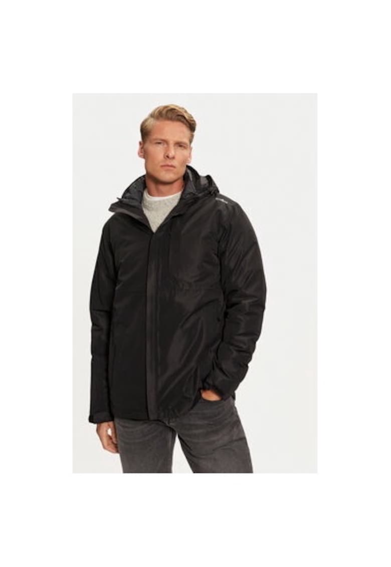 Мъжко яке - 304332227 - Полиестер - Черно - Черен CMP