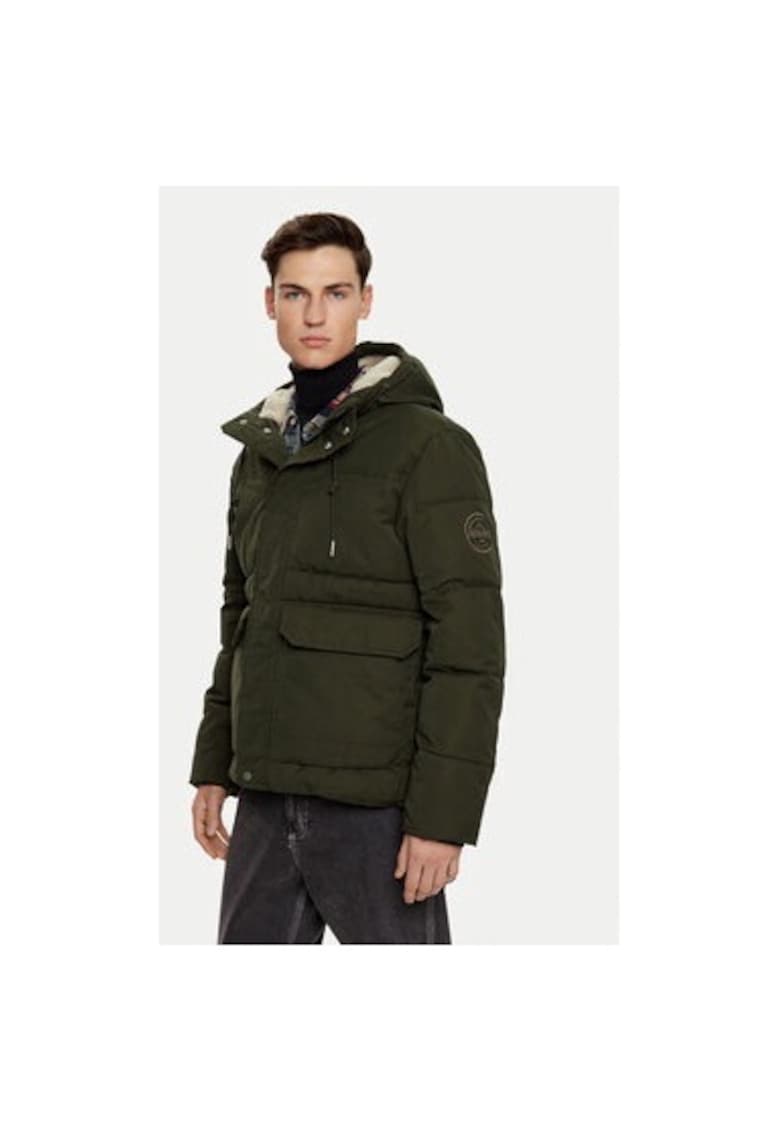 Мъжко яке - 304370236 - Полиестер - Зелено - Зелен Jack and Jones