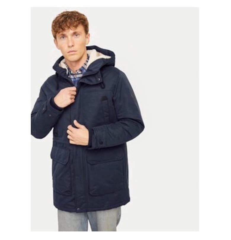 Мъжко яке -  304514081 - Полиестер - Син - Син Jack and Jones