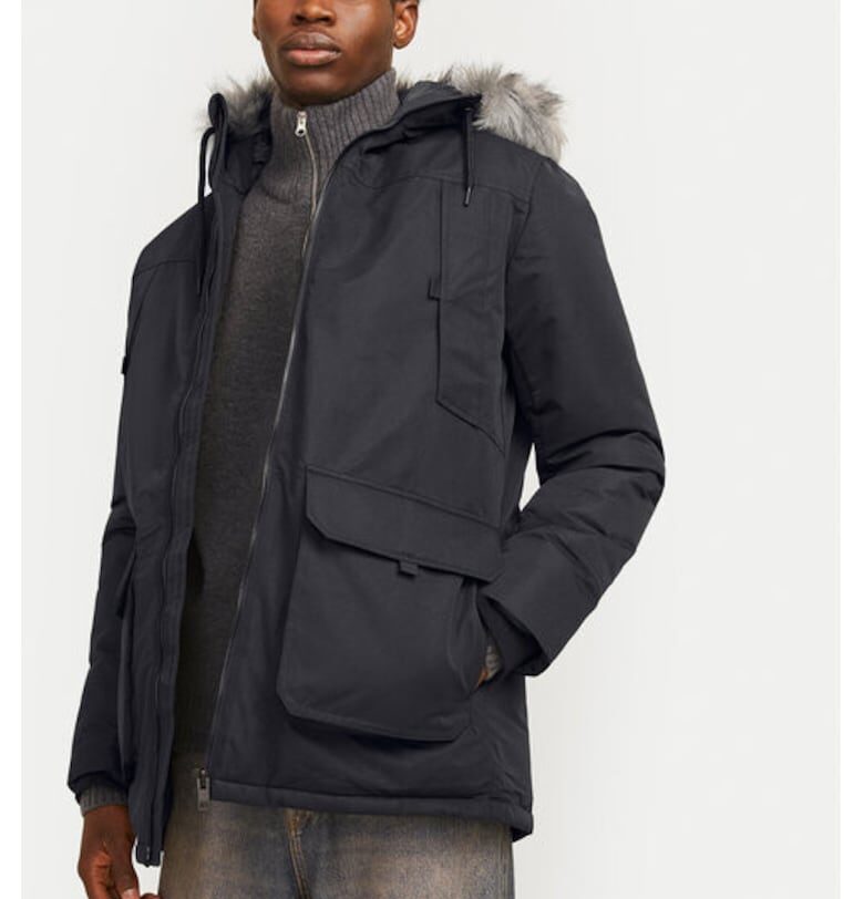 Мъжко яке -  304514289 - Полиестер - Черно - Черен Jack and Jones