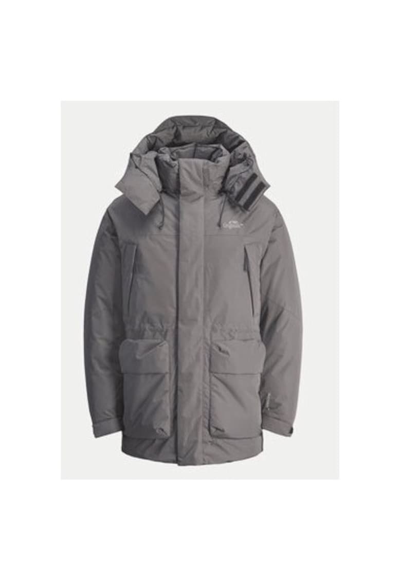 Мъжко яке - 304519130 - Полиестер - Сив - Сив Jack and Jones