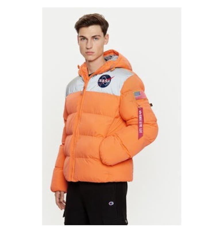 Мъжко яке -  304544088 - Найлон - Оранжев - Оранжев ALPHA INDUSTRIES