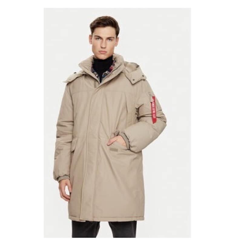 Мъжко яке -  304544194 - Памук - Кафяв - Кафяв ALPHA INDUSTRIES