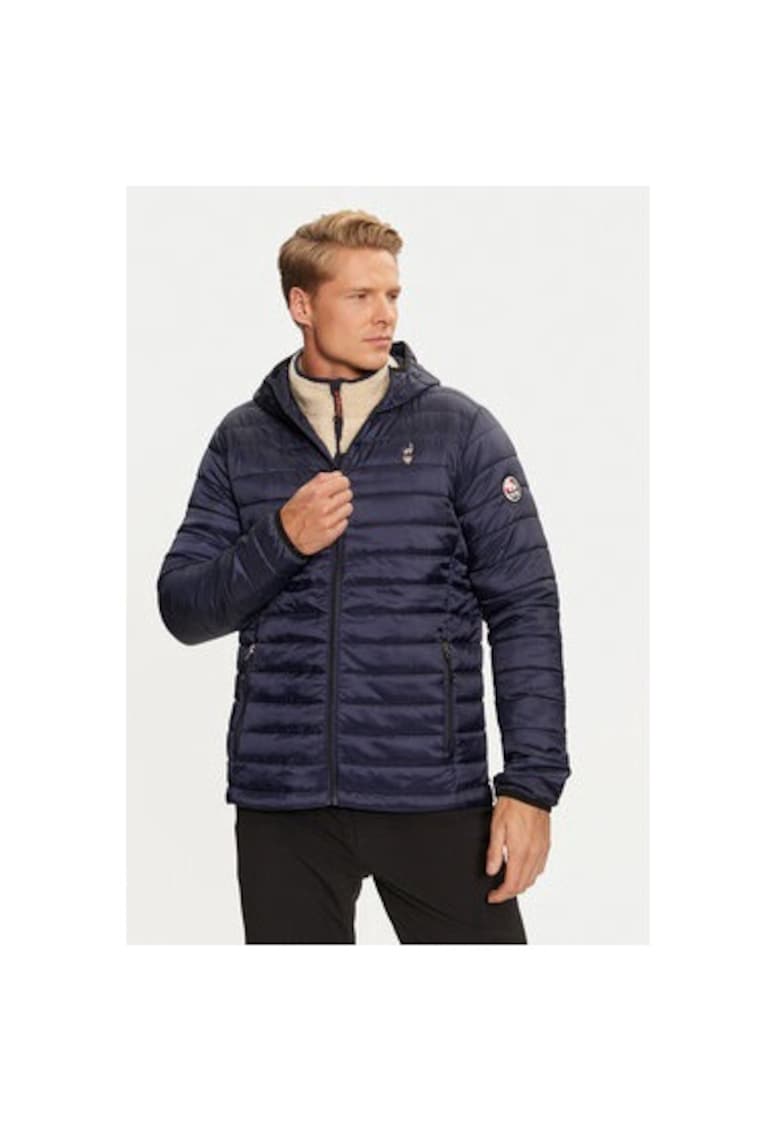 Мъжко яке - 304555084 - Рециклиран полиестер - Син - Син Aulp