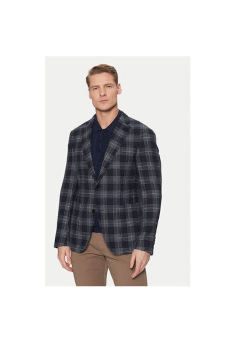 Мъжко яке - 304687273 - Памук/Полиестер/Полиамид - Син - Син Joop