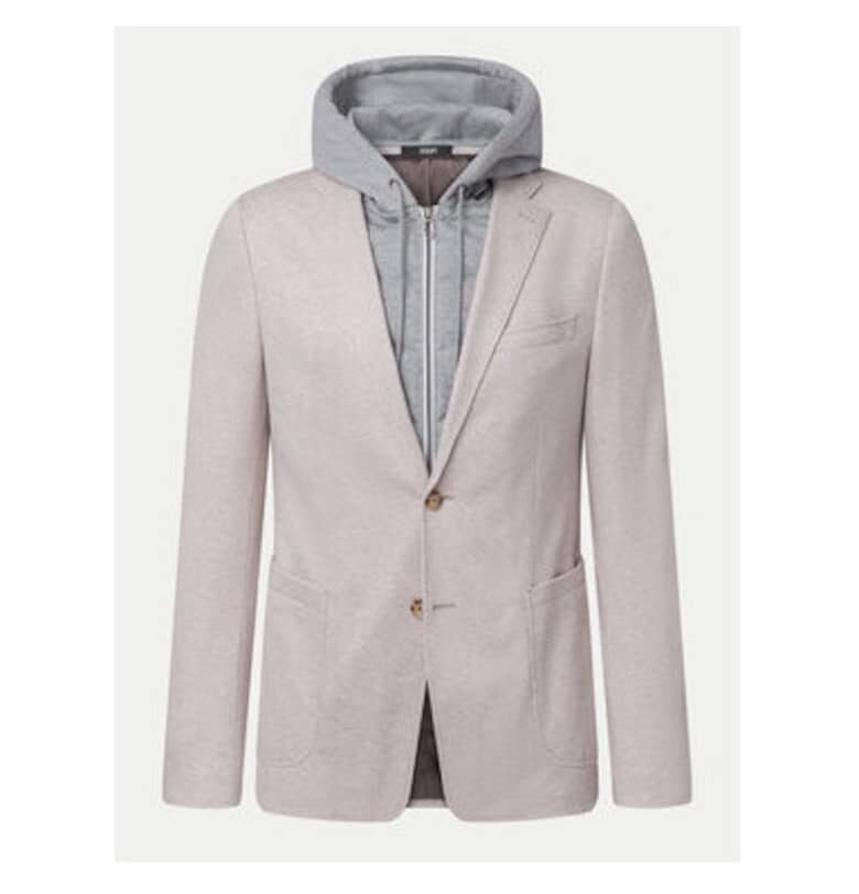 Мъжко яке -  304687280 - Вискоза/Полиестер - Бежово - Бежов Joop